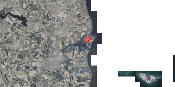 Stomflod og havvand på Kystvejen 259, 8300 Odder
