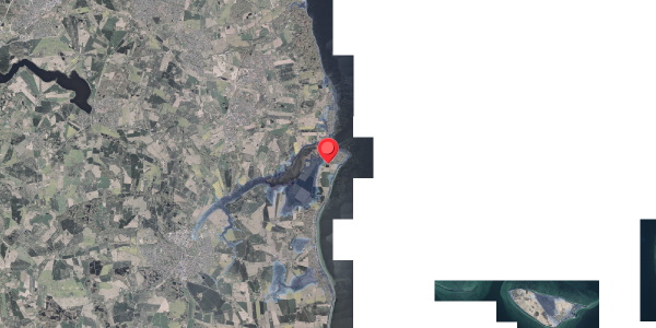 Stomflod og havvand på Kystvejen 260, 8300 Odder