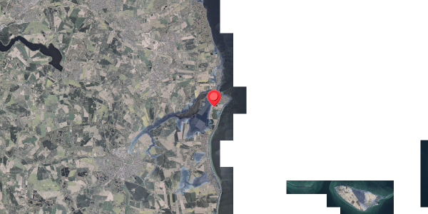 Stomflod og havvand på Kystvejen 277, 8300 Odder