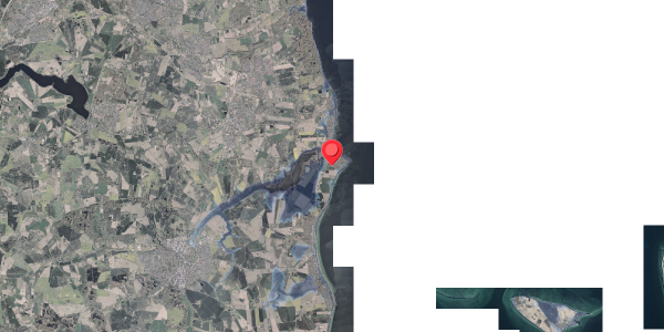 Stomflod og havvand på Kystvejen 280, 8300 Odder