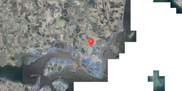 Stomflod og havvand på Købmagergade 17, 8300 Odder