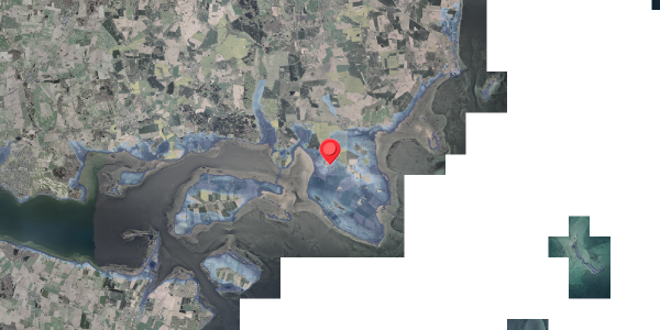 Stomflod og havvand på Mantelenvej 30, . , 8300 Odder