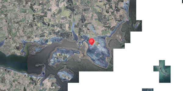 Stomflod og havvand på Mantelenvej 50, . , 8300 Odder