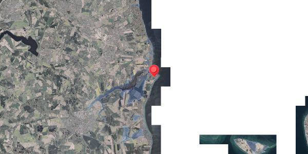 Stomflod og havvand på Næsvej 45, 8300 Odder