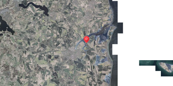 Stomflod og havvand på Nølev Byvej 6, 8300 Odder