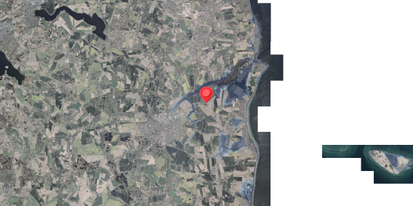 Stomflod og havvand på Nølev Byvej 45, 8300 Odder