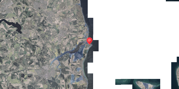 Stomflod og havvand på P.Baatrupsvej 62, . , 8300 Odder