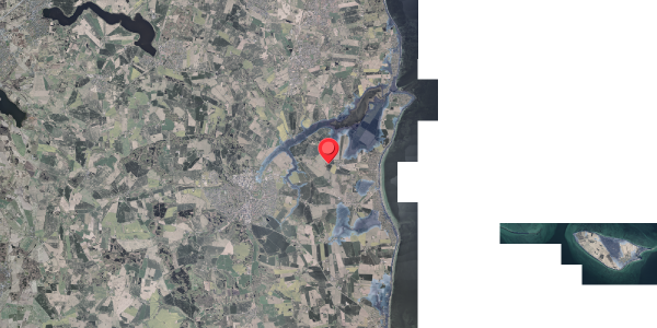 Stomflod og havvand på Rude Havvej 70, . , 8300 Odder