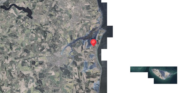 Stomflod og havvand på Rude Havvej 161, . , 8300 Odder