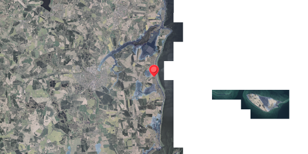 Stomflod og havvand på Solbakken 1, 8300 Odder