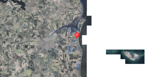 Stomflod og havvand på Strandbyvej 1, 8300 Odder