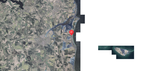 Stomflod og havvand på Strandbyvej 4, 8300 Odder