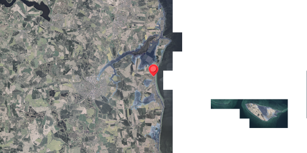 Stomflod og havvand på Strandbyvej 12, 8300 Odder