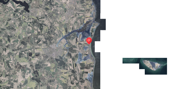 Stomflod og havvand på Strandbyvej 13, 8300 Odder