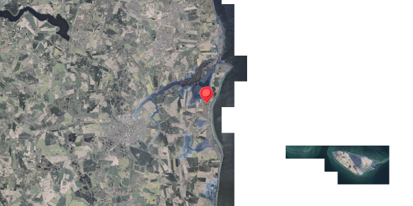 Stomflod og havvand på Strandmarksvej 25, 8300 Odder