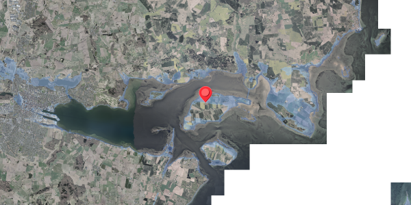 Stomflod og havvand på Strevelshovedvej 2, 8300 Odder
