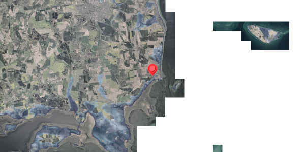 Stomflod og havvand på Vestergade 40, 8300 Odder
