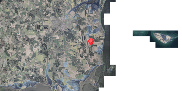 Stomflod og havvand på Vestergårdsvej 54, 8300 Odder