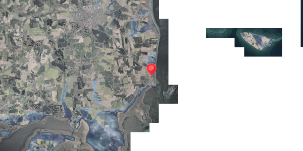 Stomflod og havvand på Villavej 25, . , 8300 Odder