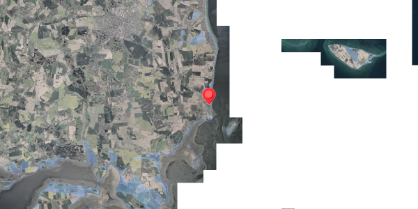 Stomflod og havvand på Villavej 44, 8300 Odder
