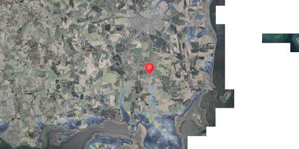 Stomflod og havvand på Vinkelager 8, 8300 Odder