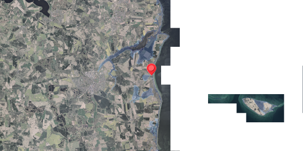 Stomflod og havvand på Vorbækvej 23, 8300 Odder