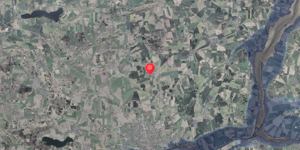 Stomflod og havvand på Hamletsvej 2, 8981 Spentrup