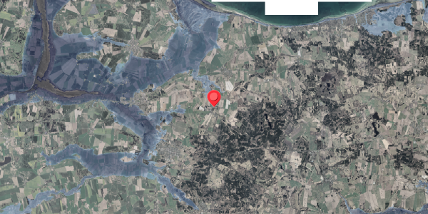 Stomflod og havvand på Auningvej 39, 8963 Auning