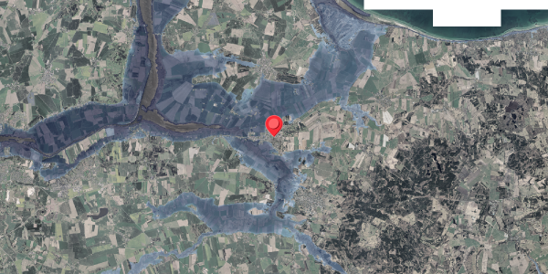 Stomflod og havvand på Fyrreparken 19, 8961 Allingåbro