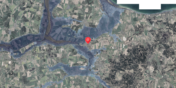 Stomflod og havvand på Fyrreparken 44, 8961 Allingåbro