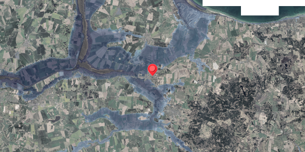 Stomflod og havvand på Fyrreparken 45, 8961 Allingåbro