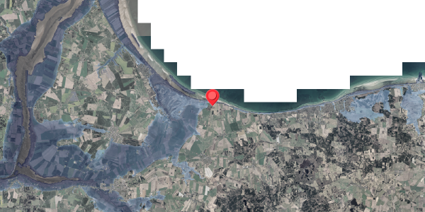 Stomflod og havvand på Granvej 21, 8961 Allingåbro