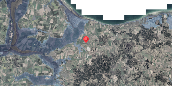 Stomflod og havvand på Langgade 13, 8961 Allingåbro
