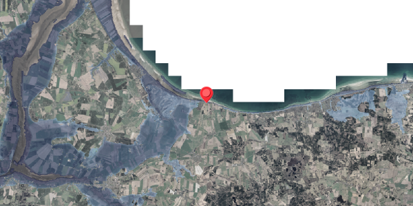 Stomflod og havvand på Over Stranden 3, . , 8961 Allingåbro