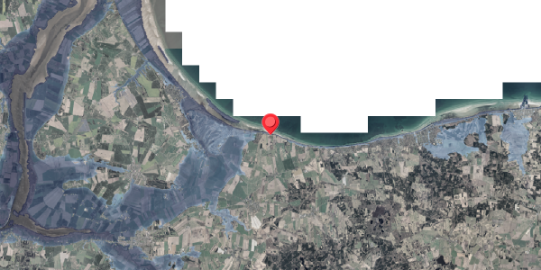 Stomflod og havvand på Over Stranden 33, 8961 Allingåbro