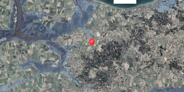 Stomflod og havvand på Parcelvej 3, 8963 Auning
