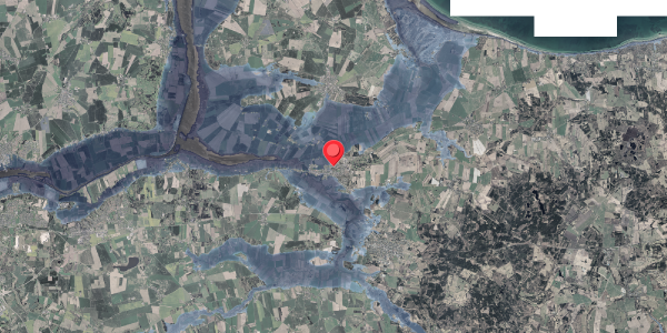 Stomflod og havvand på Udsigten 2, 8961 Allingåbro