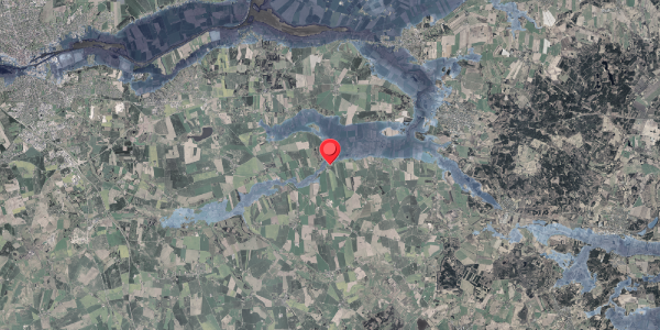 Stomflod og havvand på Allingvej 1, 8963 Auning