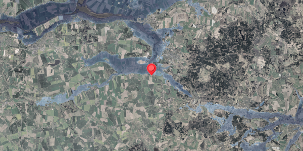 Stomflod og havvand på Allingkærvej 13, 8963 Auning