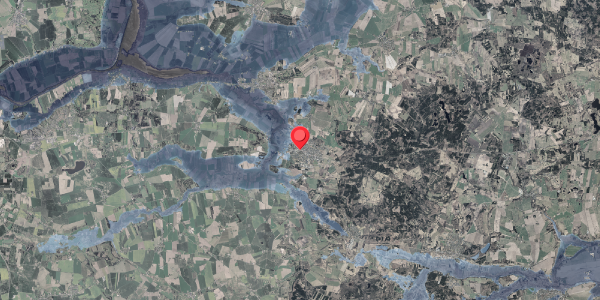 Stomflod og havvand på Centervej 79, 8963 Auning