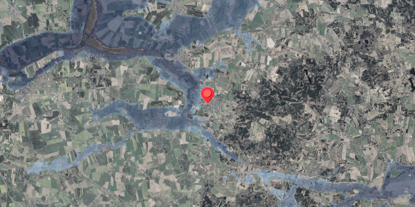 Stomflod og havvand på Centervej 85, 8963 Auning