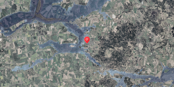 Stomflod og havvand på Gl Ringvej 12, 8963 Auning
