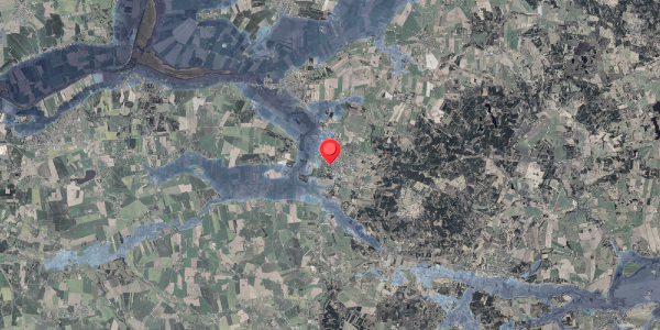 Stomflod og havvand på Gl Ringvej 14, 8963 Auning