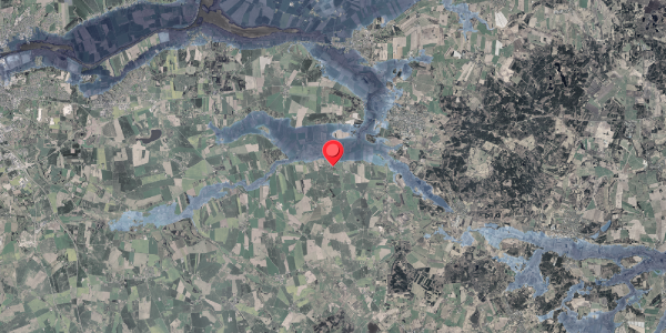 Stomflod og havvand på Hovedgaden 21, 8963 Auning