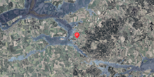 Stomflod og havvand på Industrivej 6B, 8963 Auning