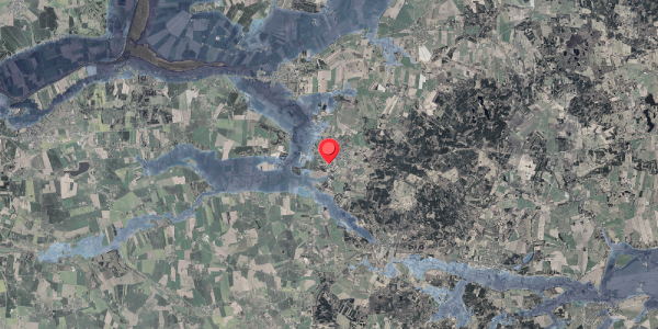 Stomflod og havvand på Industrivej 12, 8963 Auning