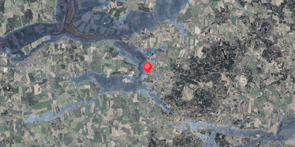 Stomflod og havvand på Industrivej 115, 8963 Auning