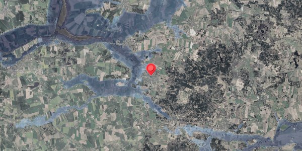 Stomflod og havvand på Juelsgade 1, 8963 Auning
