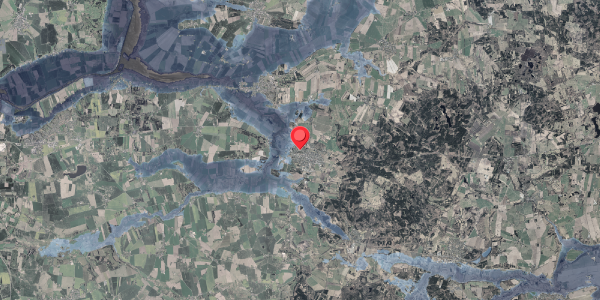 Stomflod og havvand på Klibovænget 21, 8963 Auning
