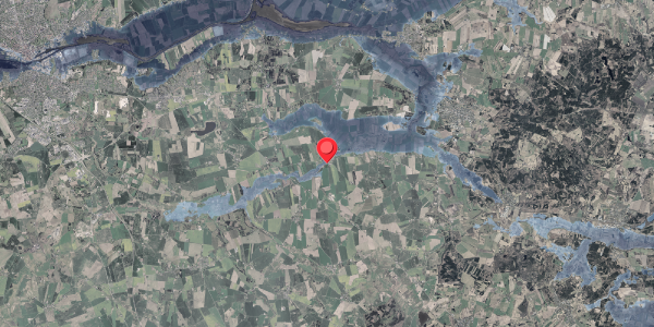 Stomflod og havvand på Limevej 10, 8963 Auning